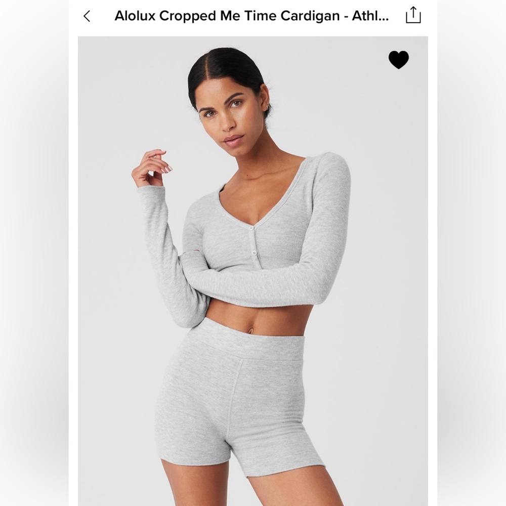 Alo Cropped Cardigan